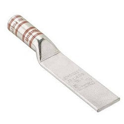 Panduit LCC8-00-L | Compression Lug, #8 AWG, Tin-Plated Copper, Long Barrel