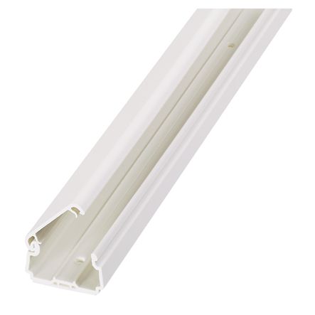 Panduit LDPH10EI6-A LDPH10 Hinged, 2-piece Power Rated Raceway With Adhesive 6FT., Electric Ivory