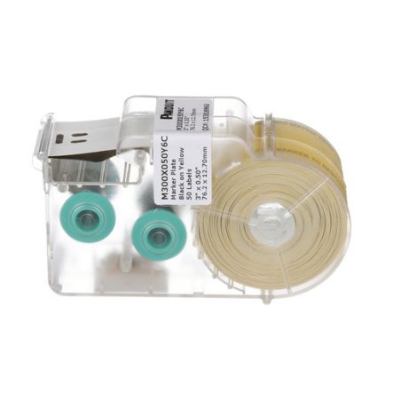 Panduit M300X050Y6C P1 Marker Plate 3"; x .50"; Yellow
