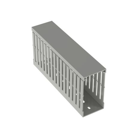 Panduit MC50X100IG2 | Panduct MC50X100IG2 Narrow Slot Duct, Gray, PVC, 3.85"x1.95", PK2
