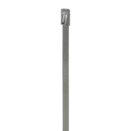 Panduit MLT1S-CP | Pan-Steel Cable Tie, SS 304, Standard, 1" Dia., PK100