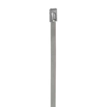 Panduit MLT2.7S-CP | Pan-Steel MLT2.7S-CP Cable Tie, SS 304, Standard, 2.7" Dia., PK100