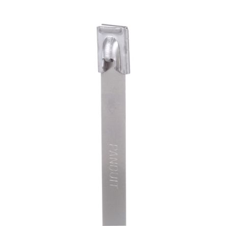 Panduit MLT4H-LP | Pan-Steel MLT4H-LP Cable Tie, SS 304, Heavy, 4" Dia., PK50