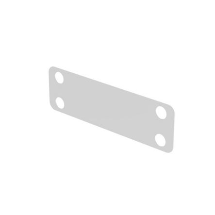 Panduit MP250-C | MP250-C Marker Plate, White, PA 6.6, Cable Tie, 2.5x0.75", PK100