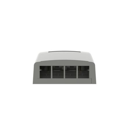 Panduit NK4BXIG-AY | NetKey Surface Mount Box 4 Position