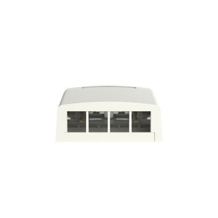 Panduit NK4BXIW-AY | NK 4-Port Surface Mount Box, Office White
