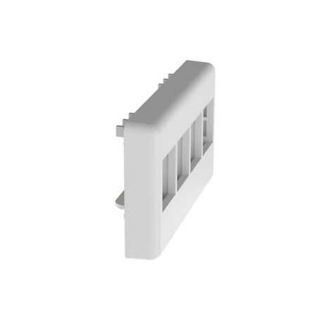 Panduit NK4MFWH | NK 4-Port, Modular furniture Faceplate, White