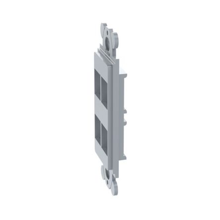 Panduit NK4RMFIG | NetKey Adapter, 4-Port, International Gray, Rectangular