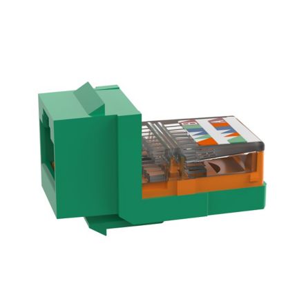 Panduit NK5E88MGRY | NK Category 5e leadframe Jack module, Green