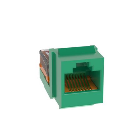 Panduit NK5E88MGRY | NK Category 5e leadframe Jack module, Green
