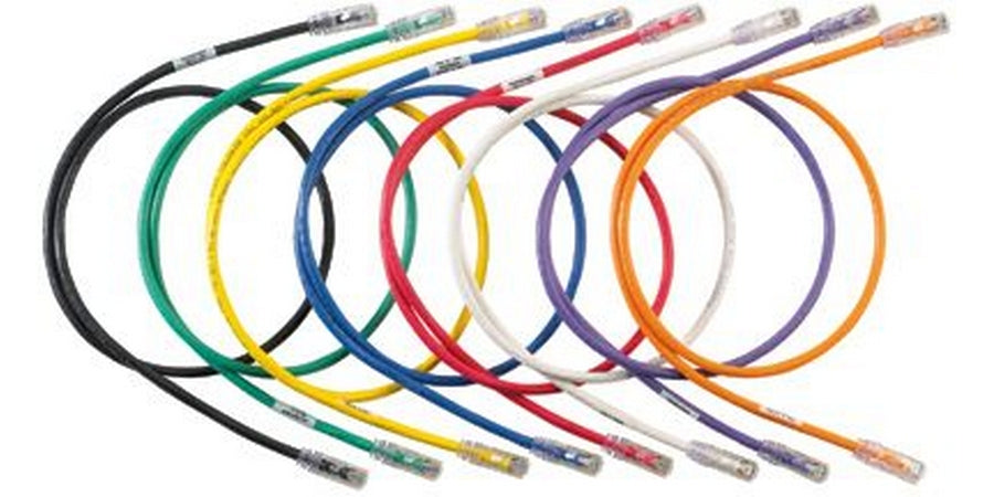 Panduit NK6PC3ORY | Copper Patchcord, Cat 6, Commercial, cable assembly MOD 24-4PR Stranded, CAT6 T568A/B 3FT NET KEY, Orange