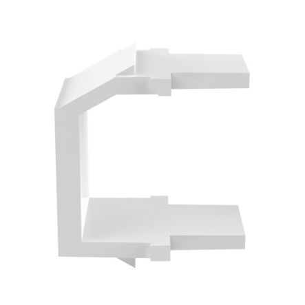 Panduit NKBMWH-X | NetKey Blank Keystone Module, 1 Port, White
