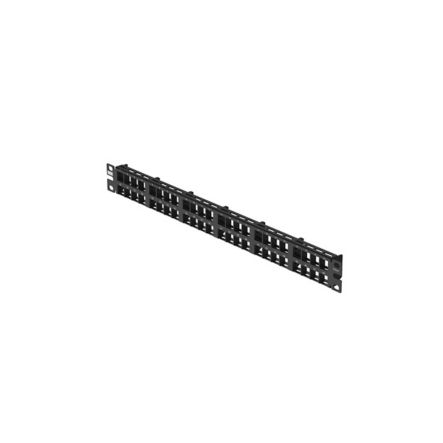 Panduit NKPP48HDY | NetKey Patch Panel, 48 Port, 1 RU, BL