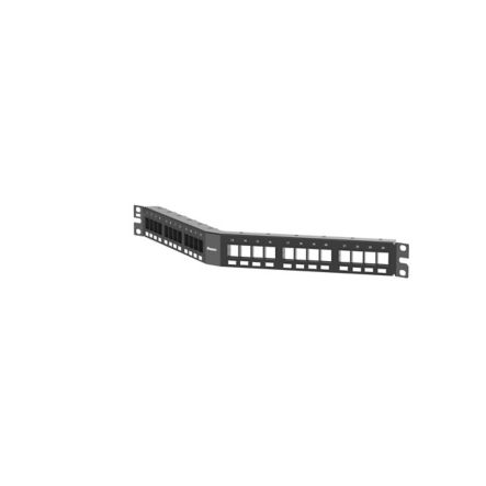 Panduit NKPPA24FMY NK Modular Patch Panel, Angle d, 24 Port, 1 RU