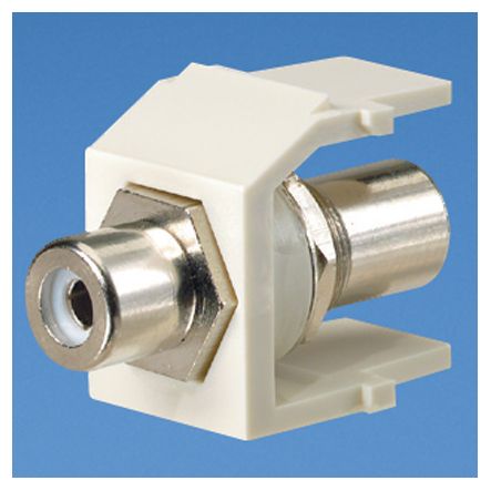 Panduit NKRTMWWH | NetKey RCA Module