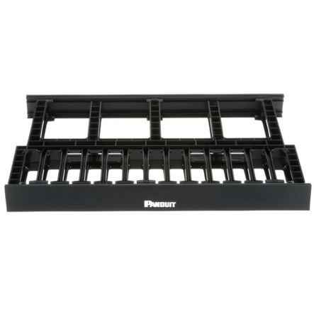 Panduit NM1 | NetManager HC Horizontal Dual-Sided Manager, 1RU, Black