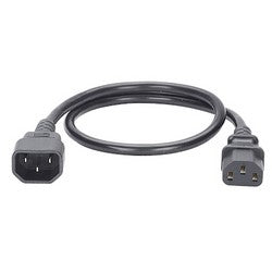 Panduit NPCA12X | PDU Non-Lock Power Cord, IEC C14 to IEC C13, 3 ft