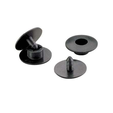 Panduit NR4BL-L Accessory, Snap Rivet, 4"; x 4"; (100mm x 100mm) Fiber-Duct, Black, pack of 50