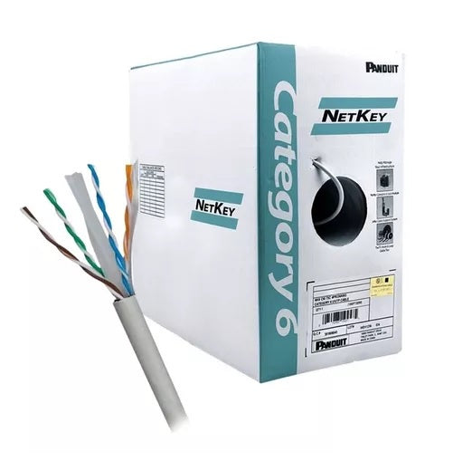 Panduit NUL6C04IG-FE | LSZH Grey CAT6 24 AWG UTP Cable Roll 305 Meters