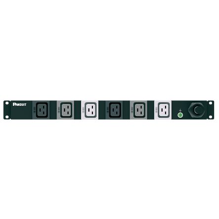 Panduit P06B49M | Basic Pdu, 30Amp, 208V, (6)C19, Nema L15-30P