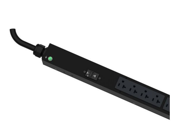 Panduit P24D23G | SmartZone G6 Metered Input PDU, 30A, (24) 5-20R Outlets, NEMA L5-30P Input