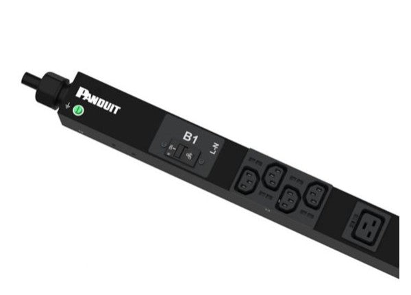 Panduit P30B06M | Basic PDU, 32A 230V, (24) C13 & (6) C19 Outlets, IP44