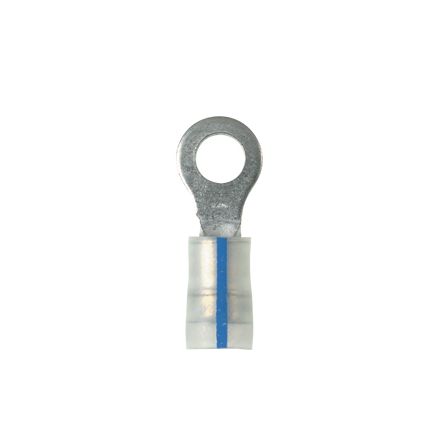 Panduit PK14-6R-C | Pan-Term PK14-6R-C Ring Terminal, Blue, Kynar, 14-18 AWG, PK100