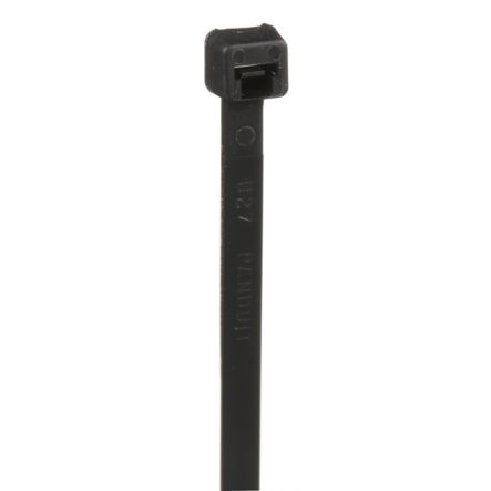 Panduit PLT1.5I-M30 | Pan-Ty Cable Tie, Black, High Heat PA6.6, 5.6"L, 40lb, PK1000