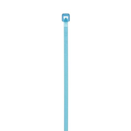 Panduit PLT1M-C76 | Pan-Ty PLT1M-C76 Cable Tie, Aqua, Tefzel, UV, High Heat, 4"L, 18lb, PK100