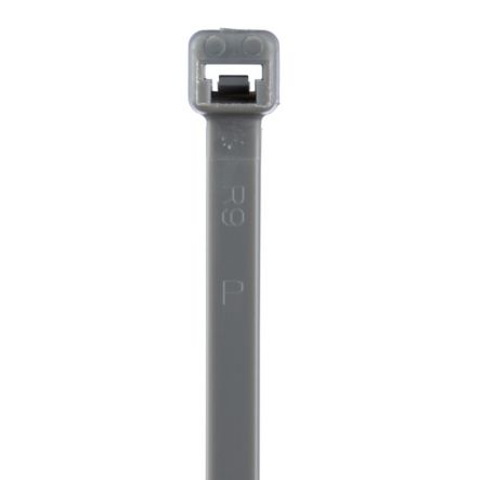 Panduit PLT1M-M8 Cable Tie, 3.9";L (99mm), Miniature, Nylon, Gray, pack of 1000