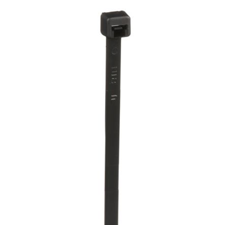 Panduit PLT2I-M0 | Pan-Ty PLT2I-M0 Cable Tie, Black, UV PA6.6, 8"L, 40lb, PK1000