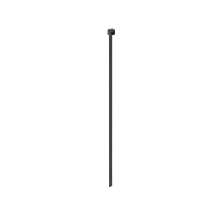 Panduit PLT2S-C20 Cable Tie, 7.4";L (188mm), Standard, Nylon, Black, Pack of 100