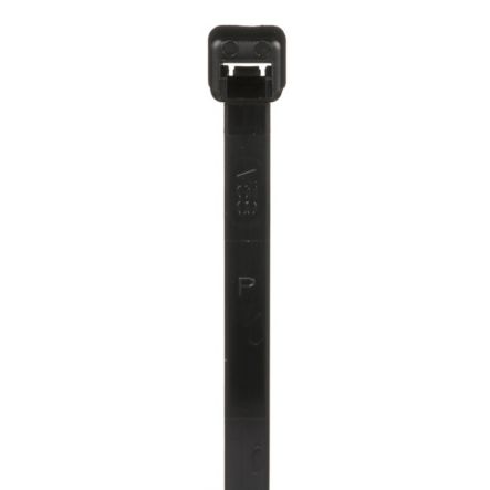 Panduit PLT2S-M120 | Pan-Ty PLT2S-M120 Cable Tie, Black, UV Nylon 12, 7.4"L, 40lb, PK1000