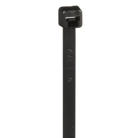 Panduit PLT2S-M120 | Pan-Ty PLT2S-M120 Cable Tie, Black, UV Nylon 12, 7.4"L, 40lb, PK1000