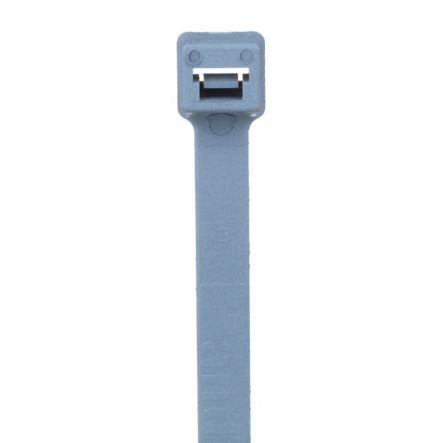 Panduit PLT3H-L86 Cable Tie, 11.1"; (282mm), Light-Heavy, Metal Detectable Nylon, Light Blue, pack of 50