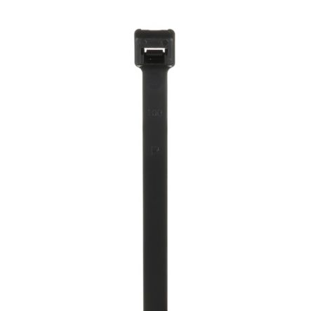 Panduit PLT4H-TL0 | Pan-Ty Cable Tie, Black, UV PA6.6, 14.5"L, 120lb, PK250