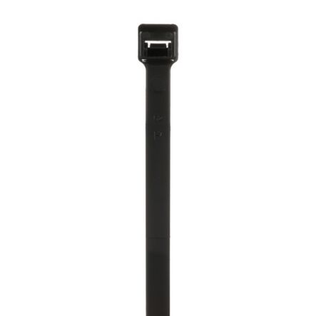 Panduit PLT6LH-C0 | Pan-Ty PLT6LH-C0 Cable Tie, Black, UV PA6.6, 21.9"L, 120lb, PK100