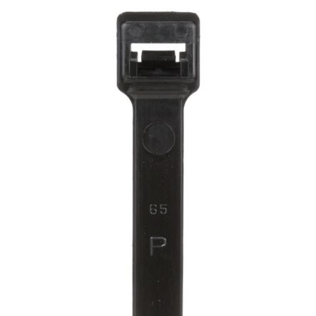 Panduit PLT9LH-C0 | Pan-Ty PLT9LH-C0 Cable Tie, Black, UV PA6.6, 30.5"L, 120lb, PK100