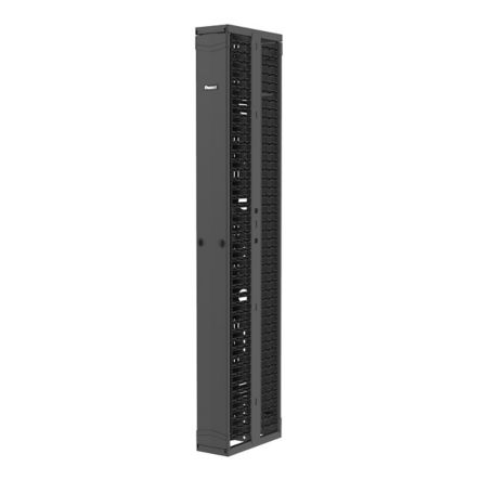 Panduit PR2VD08 | PR2V Vertical Dual-Sided Manager, 45RU, 8 in. Wide, Black