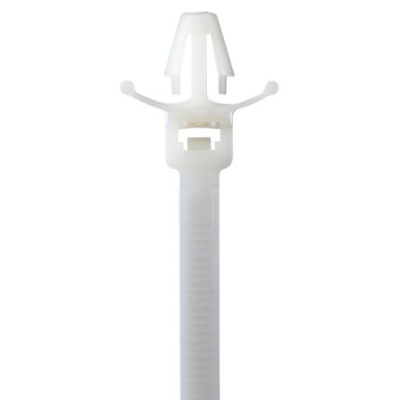 Panduit PRWP1S-D | Pan-Ty PRWP1S-D Releasable Wing Push Mount Tie, PA6.6, 5.2"L, 50lb, PK500