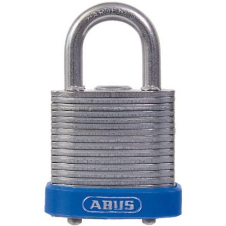 Panduit PSL-6 | Laminated Steel Body Padlock, Red Bumper