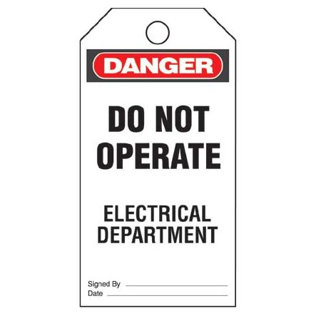 Panduit PVT-43 | PVT-43 Safety Tag