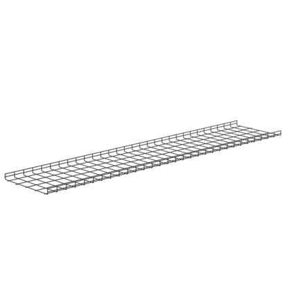 Panduit PWB2X24BL | Wire Basket 2" H x 24" W, Black Powdered Coated