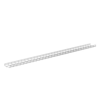 Panduit PWB2X8EZ | Wire Basket 2" H x 8" W, Electro Zinc