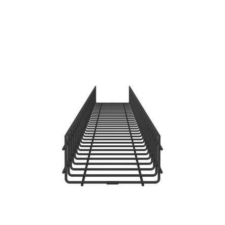 Panduit PWB4X18BL | Wire Basket 4" H x 18" W, Black Powdered Coated