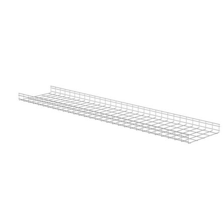 Panduit PWB4X24EZ | Wire Basket 4" H x 24" W, Electro Zinc
