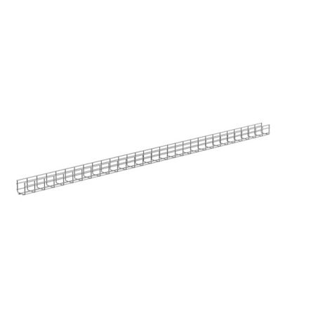 Panduit PWB4X4EZ | Wire Basket 4" H x 4" W, Electro Zinc