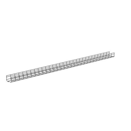 Panduit PWB4X6BL | Wire Basket 4" H x 6" W, Black Powdered Coated