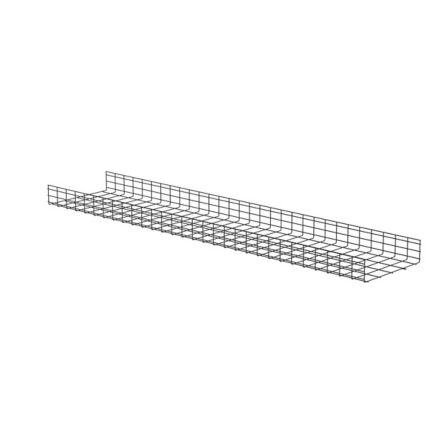 Panduit PWB6X24BL | Wire Basket 6" H x 24" W, Black Powdered Coated