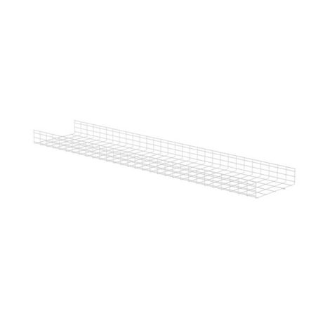 Panduit PWB6X24WH | Wire Basket 6" H x 24" W, White Powdered Coated